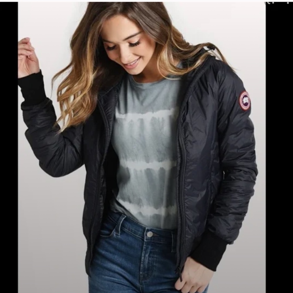 Canada Goose Door hooded jacket, Black,  Size Small, NWOT